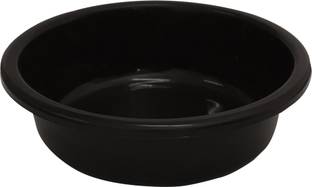 KUBER INDUSTRIES Plastic Unbreakable Plastic Multiuses Basket For Home & Kitchen 6 Ltr (Black) Storage Basket