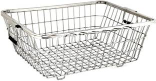 zybil Dish Drainer for Kitchen/Dish Drying Stand/Plate Rack/Bartan Stainless Steel Fruit & Vegetable Basket