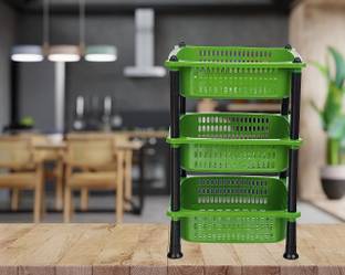 DM PLUS Plastic Kitchen Trolley