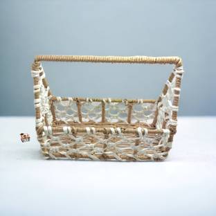 MBA TOKRI VALA Metal Basket for Diwali/Gifting/Fruits&Vegitable/Hampers Paper Fruit & Vegetable Basket