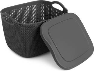 DIGNESH Basket for Fruit Vegetables with Lid Plastic Fruit & Vegetable Basket