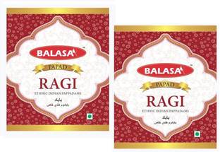 balasa RAGI (Nachni) Papad - 400GMS x Pack of 2 (Pack of 2)