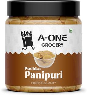 A-ONE GROCERY Ready to Fry Dry Instant Panipuri | Pani Patase | Golgappa | Gupchup Fryums