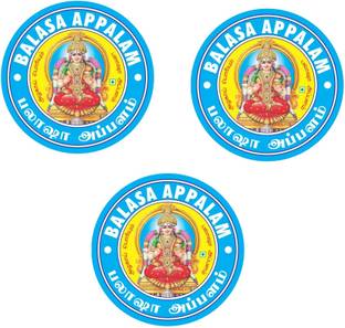 balasa APPALAM PAPAD 4 INCHES 180 gms - Pack of 3 (Pack of 3)