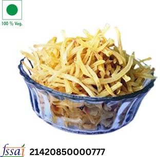 ANUVAN FEEL THE UTSAV Aloo Sev | Raw potato Stick | Ready to fry Potato Chips Fryums