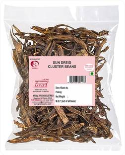 Seema Sun Dried Cluster Bean Fryums Kothavarangai Vathal, Gavar Phali Pappad Fryums Fryums