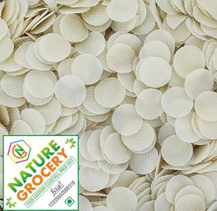 NatureGrocery White Potato Fryums Chips | Aloo Chips Ready To Fry Papad For Fast/Upwas Fryums
