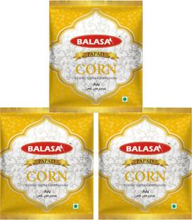 balasa CORN Papad | Tasty and Crunchy (Pack of 3)
