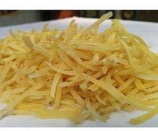 Organic Bites Ready to Fry Raw Potato Sev / Dry Potato Fryums (Crunchy, & Tasty) Fryums