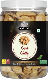 AGRI CLUB Curd Chilli (More Millagai) Fryums