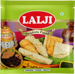 lalji Swadista Bikaneri Papad 400Gm Bikaneri Papad Crispy and Indian Papad Masala Papad