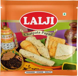 lalji Chatpata Bikaneri Papad 400Gm Bikaneri Papad Crispy and Indian Papad Masala Papad