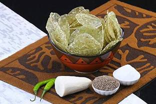 ANUVAN FEEL THE UTSAV Fast Special Papad | Sabudana Traditional Pappad Green Chilli Fasting Special Fryums