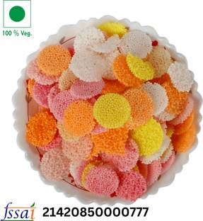 ANUVAN FEEL THE UTSAV Sabudana Coins with chaat Masala / 100% Gluten Free Papad fryums Fryums