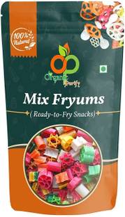 Organic Purify Mix Fryums Ready-to-Fry Papad Snacks 400GM Fryums