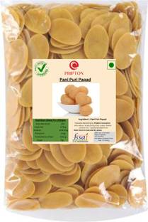 Pripton Instant Pani Puri Papad, Dry Gol Gappa, Dry Fuchka, Puchka Fryums