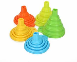 FIMTOWN silicon funnel, funnel for filling oil, water, liquid Silicone Funnel