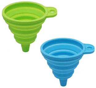 JAY RAMDEV SELLER Silicone Funnel for Kitchen Use Oil Pouring, Sauce, Water Silicone Funnel