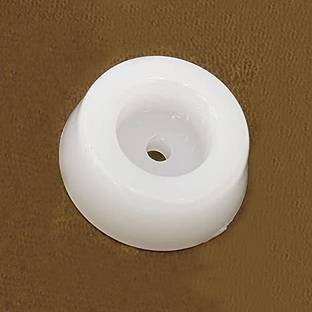Hyderon Round PVC Furniture Buffer Floor Bumper Color: White (12) Safety Bumper