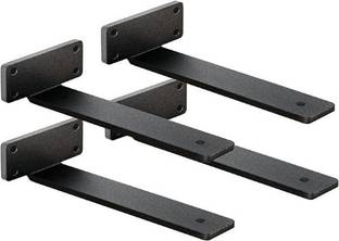 CARTVILLA 4 Pack Shelf Brackets 14 Inch Floating Shelf Bracket 1/5 inch Thick Rack Side Fitting