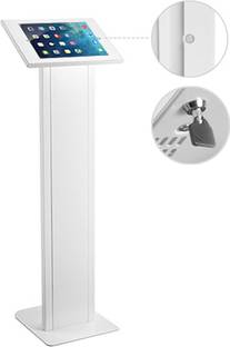 VSYS ANTI-THEFT FREESTANDING TABLET KIOSK FOR 12.9” IPAD PRO (GEN 1/2) Work Station Tray