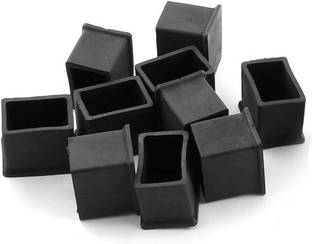 B K Jagan and Co Floor Protector Square Rubber Cap Chair Table (Size - 30 x 30 mm) Pack of 10 Table Legs