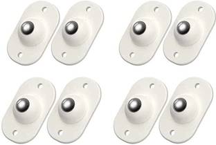 olwick Stainless Steel Self Adhesive 360 Degree Rotation Mini Swivel Casters Wheels Bar Stool Wheels