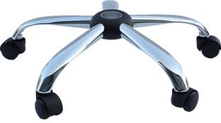 MRC Executive Chairs Chair Metal Chair Chrome Base with Wheels/Chair Parts/Spare Parts/Chair Base Replacement(Chrome) Bar Stool Base