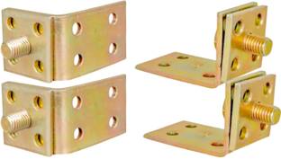 LXMI Bed Rail L Brackets for Joining Wood Bed, Set of 4 Wooden Bed Brackets Bed Frame