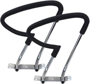 P P CHAIR Chair Handle with Stainless Steel Part Set of 1 with nut & Bolts Chair Arm Rest