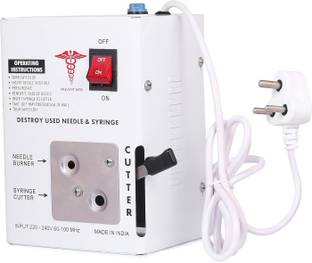 Gupta Electric Super Needle Burner & Syringe Cutter. Needle Destroyer For Medical Use Needle Burner