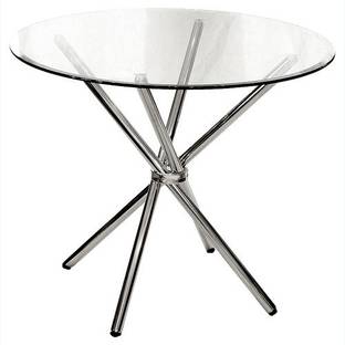 GOYALSON Steel Modular Furniture Folding Cross Table Frame (Only Frame Without Glass) Table Frame