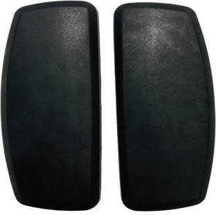 RATISON Office Chair Handle Revolving Visitor Study Chair Armrest Arm pad Replacement Chair Handle (Square pad), Universal Soft PP Office Chair - Set 1 with nut Bolts & Key fit to Every Chair Sofa Arm Rest