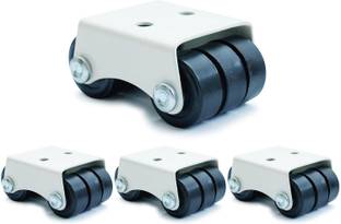 Caneuf Fix Wheel Heavy Duty Revolving Rollers for Furniture 25mm Fixed Furniture Caster