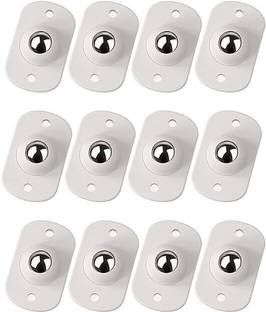VelaAvO Wheels For Furniture Moving, 12 pc Self Adhesive Mini Swivel Caster Wheel Swivel Swivel Furniture Caster