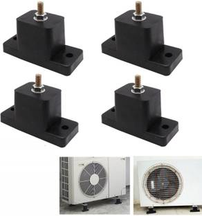 Shop4Ever TAFTA Sigma Rubber Mounting Bush for Condensing Units (Black) - 4pcs Set Rubber Furniture Caster