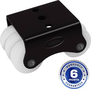 IMPEX Mini Sixer Trolley Wheel Caster - Heavy Duty 400Kg Load Capacity Fix 6 Castor Wheel for Shopping Trolley, Furniture Table & Other Equipment Swivel Furniture Caster