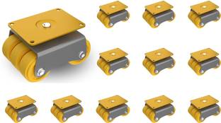 HALSEY Bed Castor Wheels for Furniture, Heavy Duty, upto 500-600Kg,Rotating 360Degree Swivel Furniture Caster