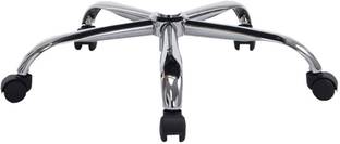 Tarun OFFICE CHAIR STEEL BASE WITH BLACK WHEELS SUITABLE FOR EVERY REVOLVING CHAIR Fixed Furniture Caster