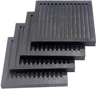 DECENT AIR SYSTEM 150X150X12MM Rubber Pad Pack of 4 Nos. Rubber Furniture Caster