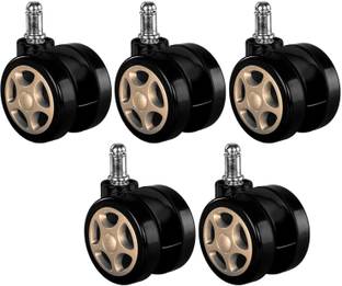 Biway Office Chair Wheel Heavy Duty Castor Pin Type Revolving Set of 5 Pics. Appliance Furniture Caster