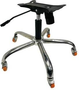 Tarun Office Chair Base Revolving Chair Steel Base 26 inch with Special Wheel (revolving Chair Base) fit to Every Chair Universal Size (with Wheel & 120 mm Power Hydraulic & Central tilt Plate) Fixed Furniture Caster