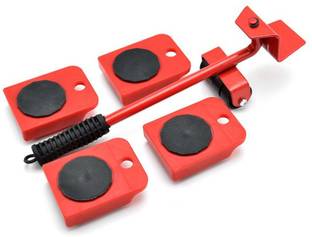Flaxton 4 wheels Moving Furniture Tool Shifter Moving Helper Hand Tool Kit