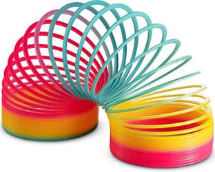 शिवसॉफ्ट Baby and Kids Rainbow Toy Magic Spring (Multi Color) Toy Magic Spring 1pc मैजिक स्प्रिंग गैग टॉय