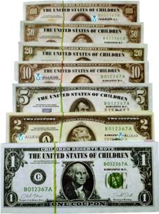 मैलेक्सो Dummy Dollar Money Toys For Children Dummy 300PCs American Dollar Currency Note डॉलर मनी गैग टॉय