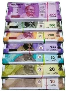 BRILLARE Dummy Currency 200 Fake Notes Playing Currency for kids Learn Money Skills Gag toy Gag Toy