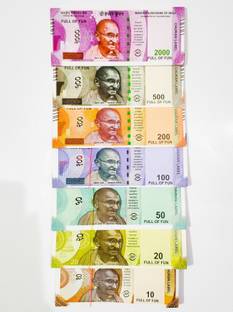 4GX 11A Children Currency 77 Note for Kids 11 Units Each Denomination All New Fake Note Gag Toy