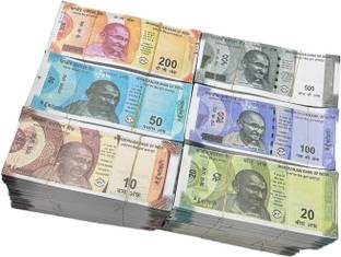 Zinnia (600 Fake Note) Playing Learn Money Skills Fake Money Indian Currency Nakli Note Fidget Toy Gag Toy