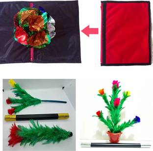 Magician Rik's Gallery FLORAL FANTASIE MAGIC PACK // JUMBO MAGIC PACK WITH FLOWERS. Gag toy Gag Toy