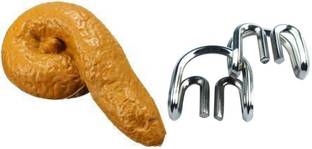 R.s.Magic Tricks Real Looking Fake Poop Potty and M W Puzzle Prank Jokes Funny Toys Gag Toy Fake potty novelty prank toys gag toy funny jokes m w puzzle Gag Toy